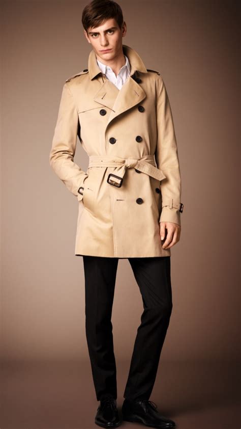 ebay burberry trench coat mens|authentic Burberry men trench coat.